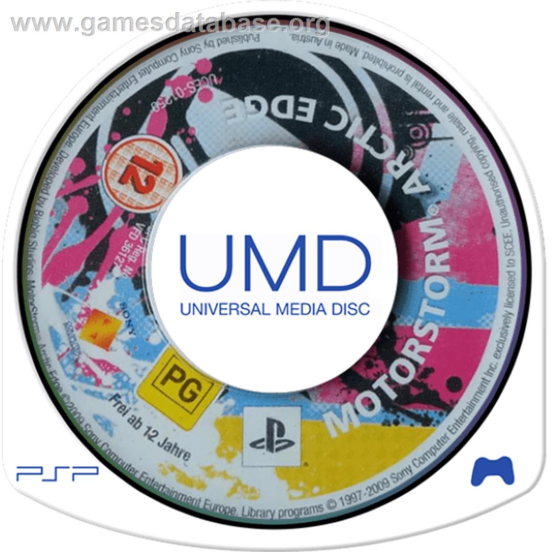 Motorstorm - Arctic Edge - Sony PSP - Artwork - Cartridge