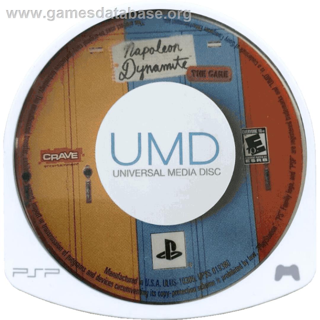 Napoleon Dynamite - The Game - Sony PSP - Artwork - Cartridge