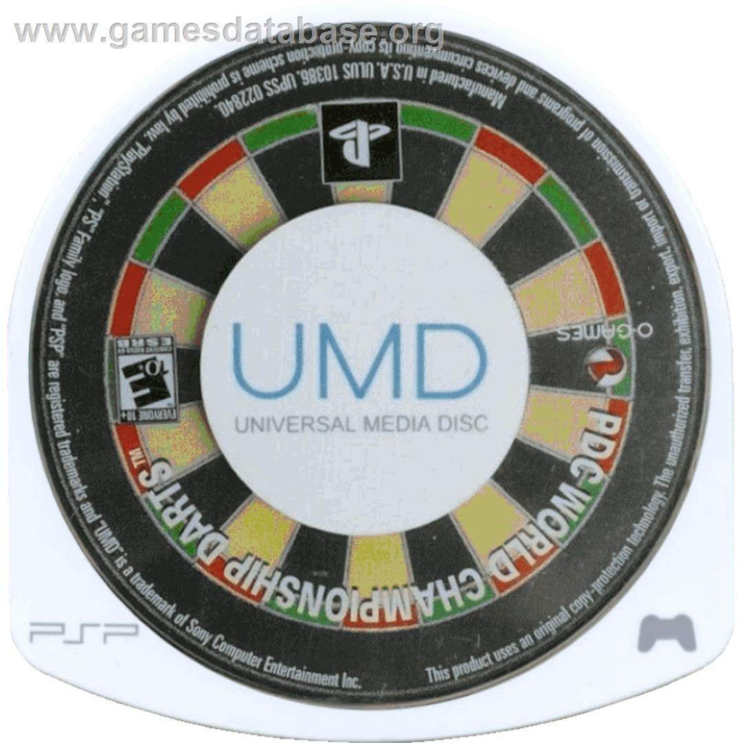 Pdc World Championship Darts - Sony PSP - Artwork - Cartridge
