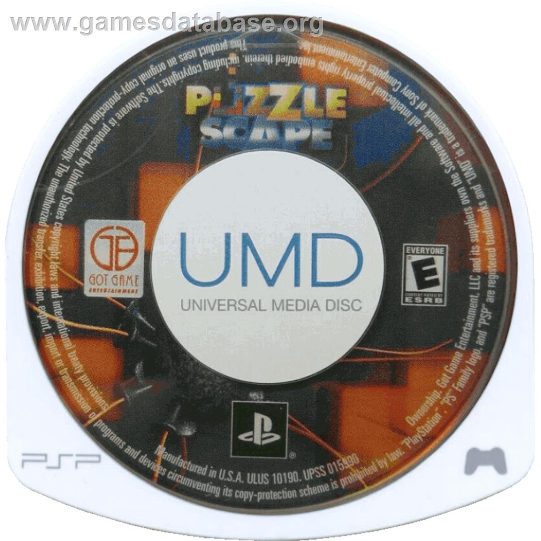 Puzzle Scape - Sony PSP - Artwork - Cartridge