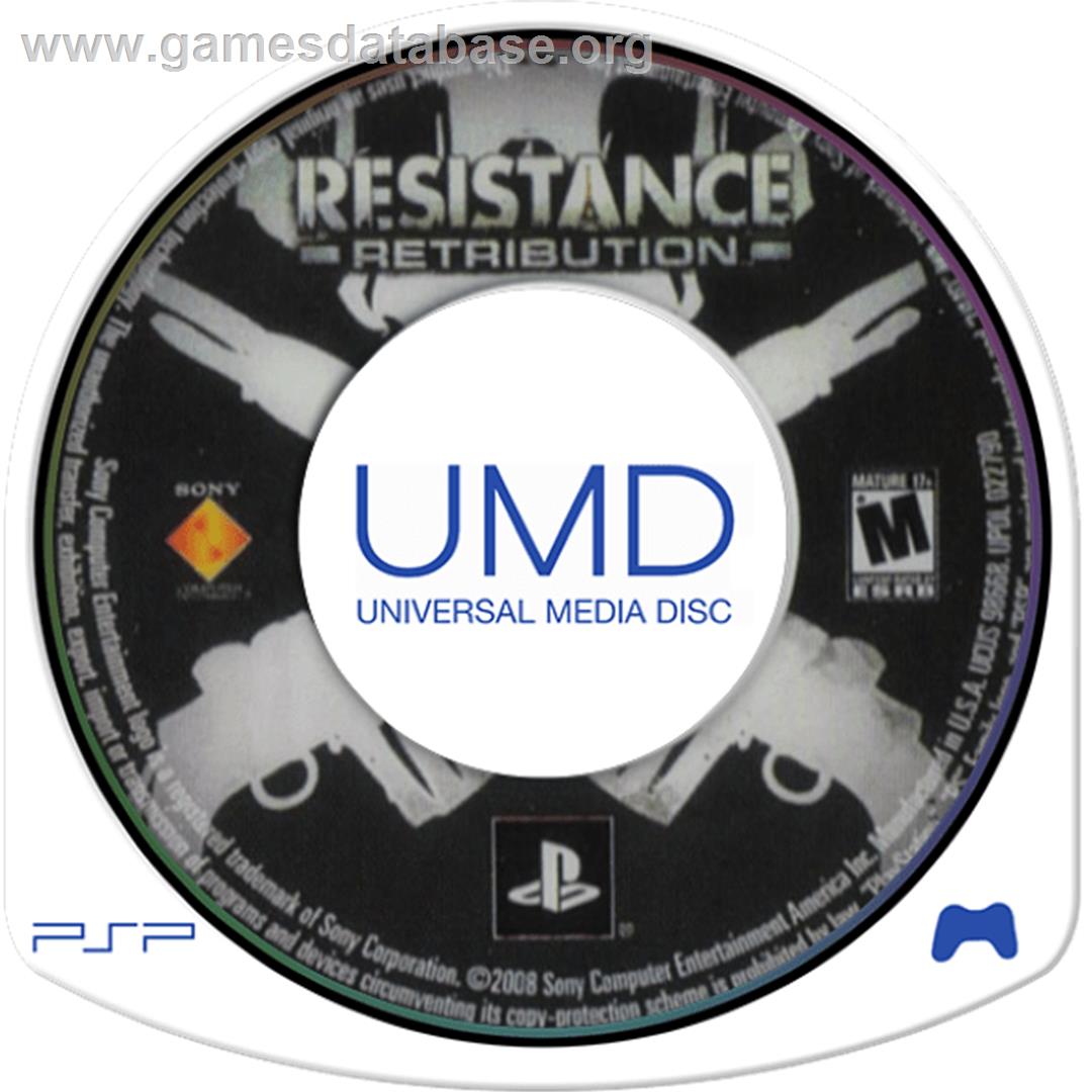Resistance Retribution - Sony PSP - Artwork - Cartridge