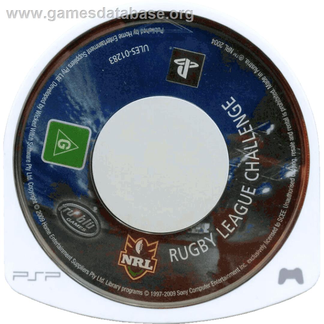 Rugby League Challenge - Sony PSP - Artwork - Cartridge