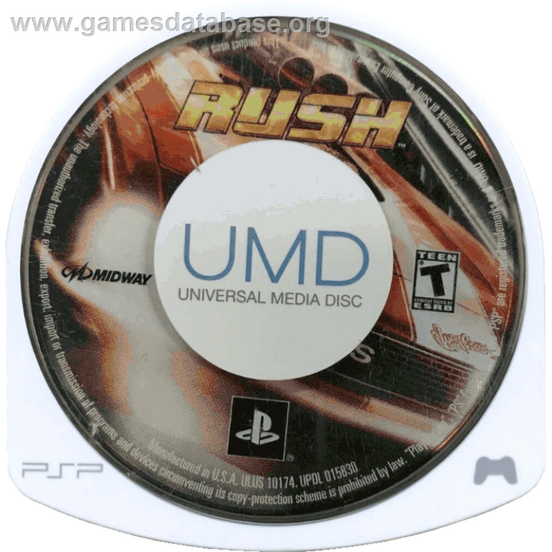 Rush - Sony PSP - Artwork - Cartridge