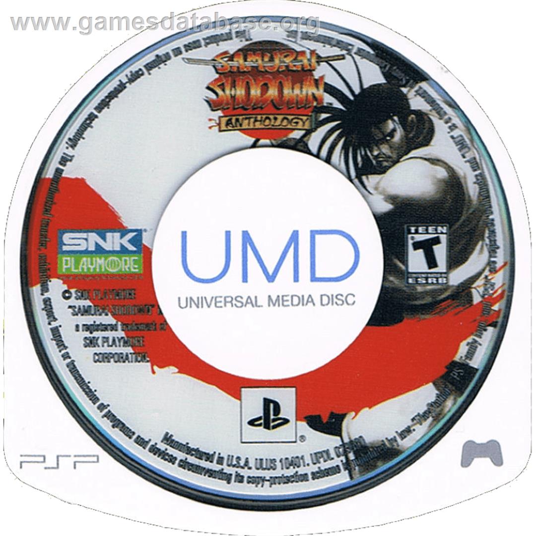 Samurai Shodown Anthology - Sony PSP - Artwork - Cartridge