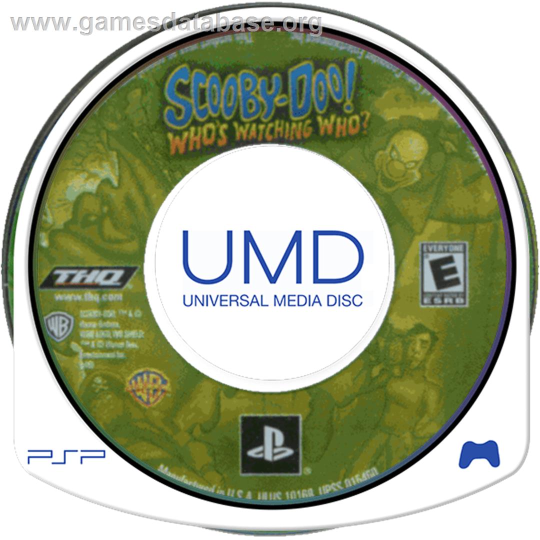 Scooby Doo - Whos Watching Who - Sony PSP - Artwork - Cartridge