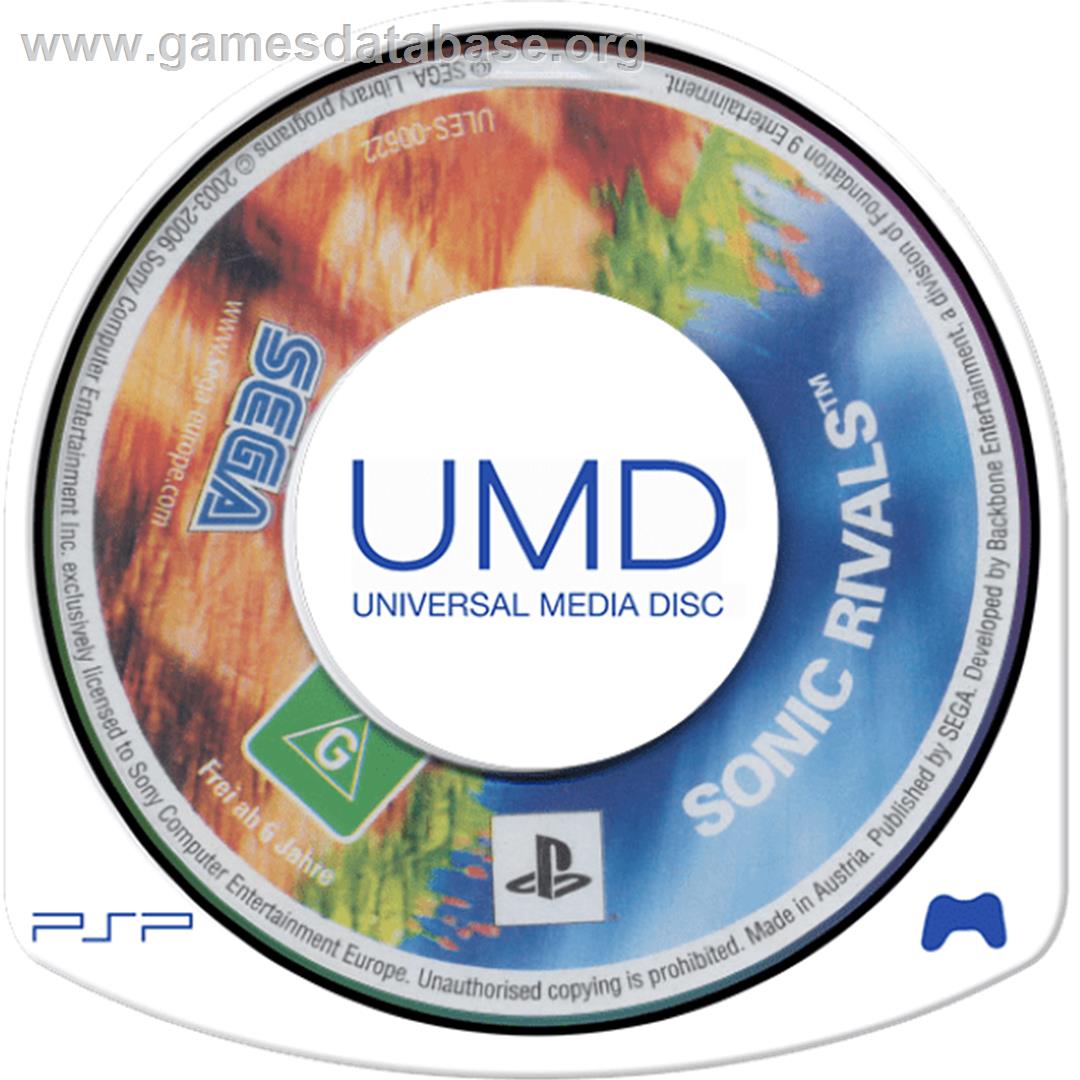 Sonic Rivals - Sony PSP - Artwork - Cartridge