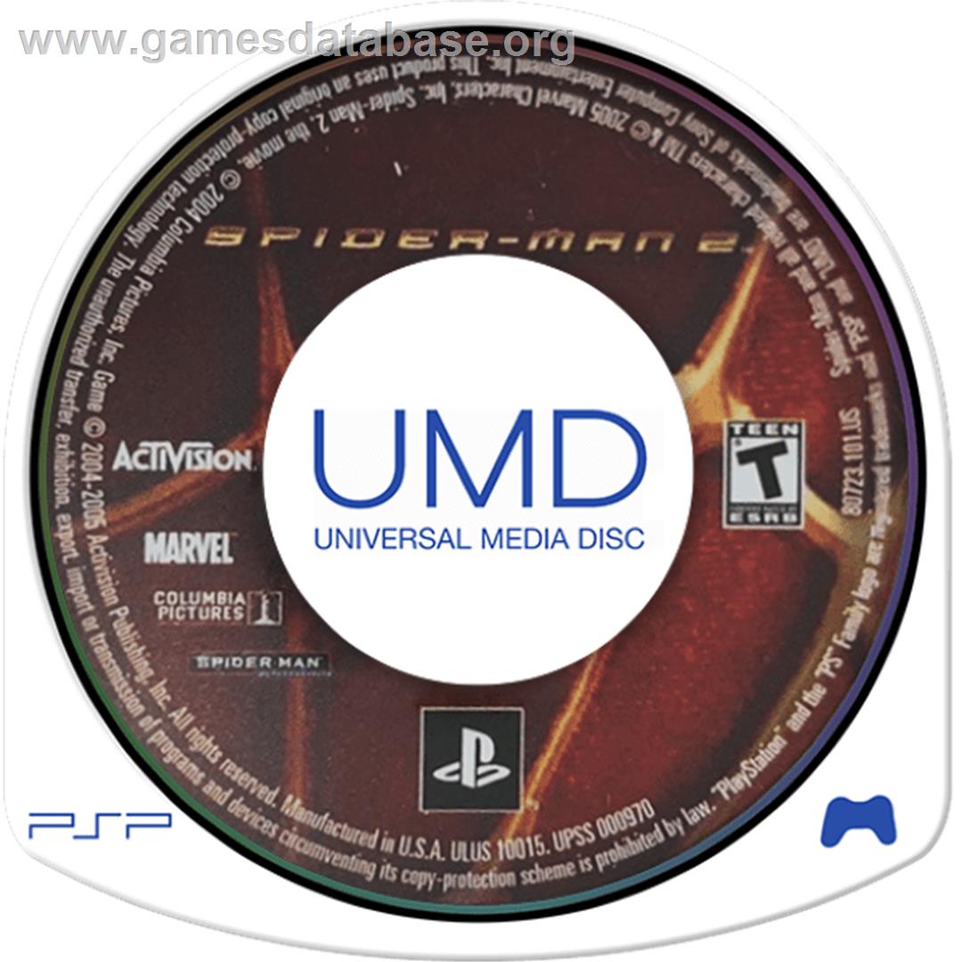 Spider-man 2 - Sony PSP - Artwork - Cartridge