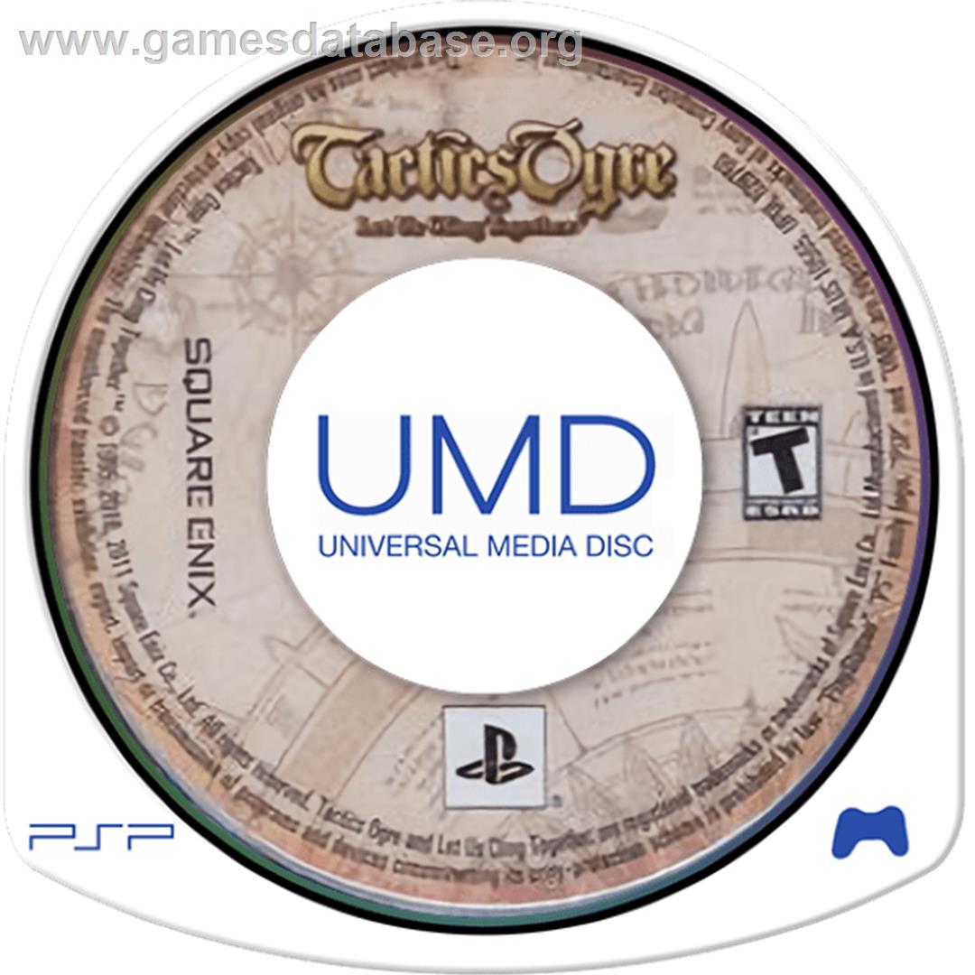 Tactics Ogre - Let Us Cling Together - Sony PSP - Artwork - Cartridge