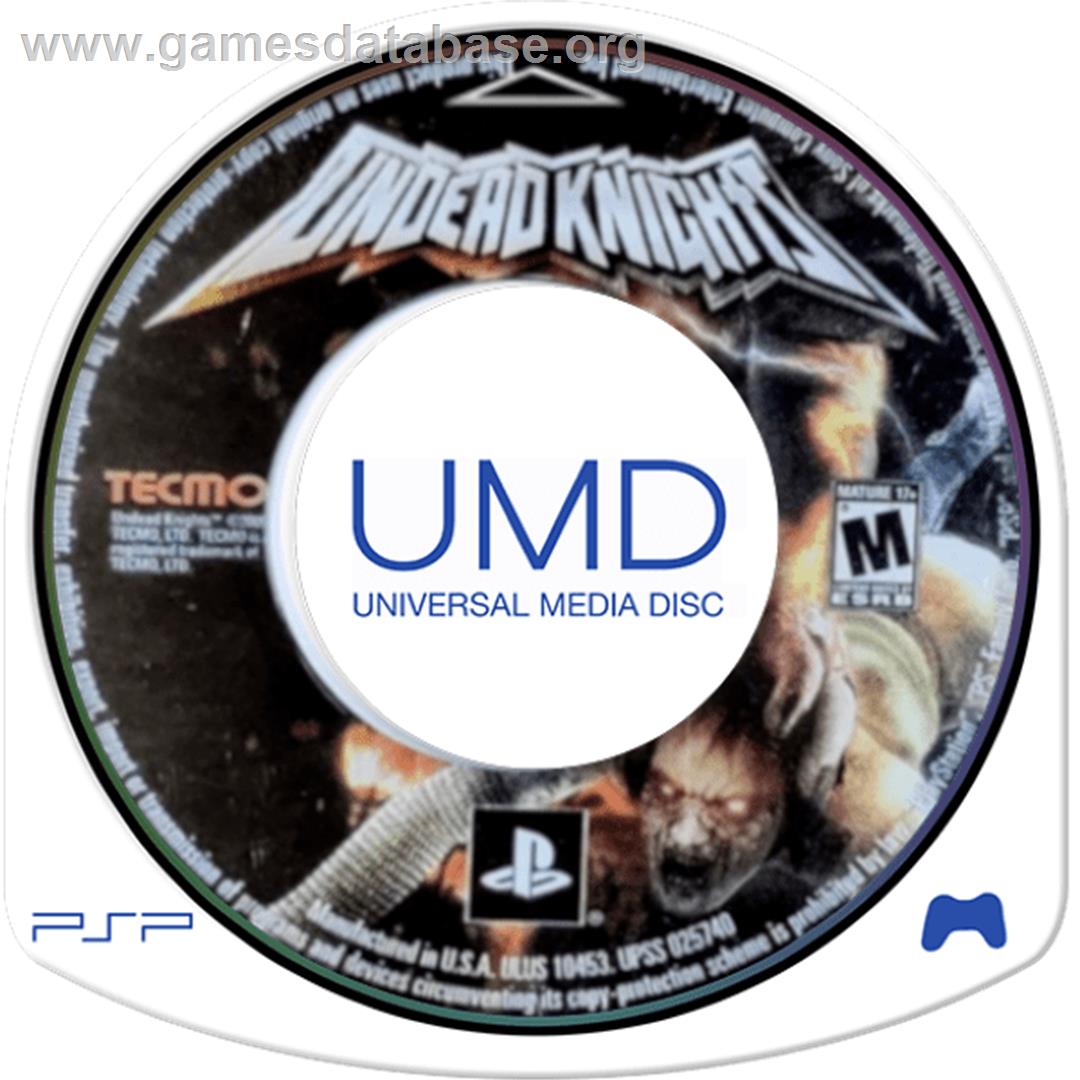 Undead Knights - Sony PSP - Artwork - Cartridge