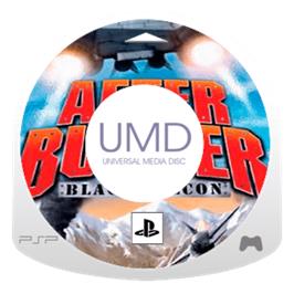 Artwork on the Disc for After Burner: Black Falcon on the Sony PSP.