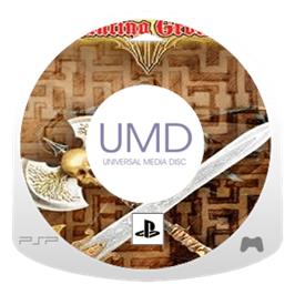 Artwork on the Disc for Dungeon Maker: Hunting Ground on the Sony PSP.