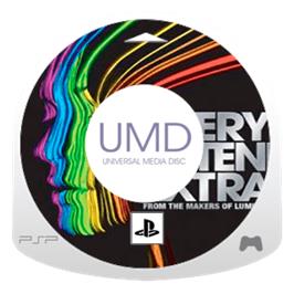 Artwork on the Disc for Every Extend Extra on the Sony PSP.