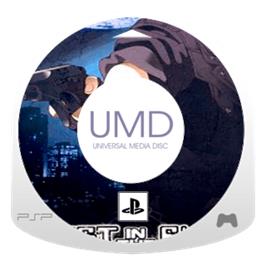 Artwork on the Disc for Ghost in the Shell: Stand Alone Complex on the Sony PSP.