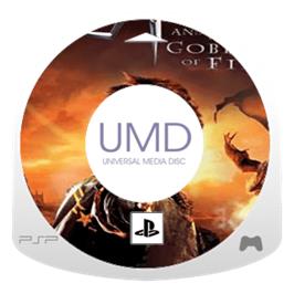 Artwork on the Disc for Harry Potter and the Goblet of Fire on the Sony PSP.