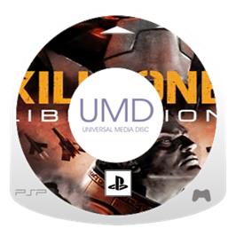 Artwork on the Disc for Killzone: Liberation on the Sony PSP.