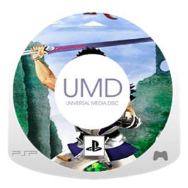 Artwork on the Disc for Kingdom of Paradise on the Sony PSP.