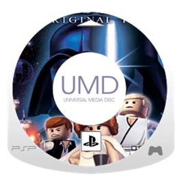 Artwork on the Disc for LEGO Star Wars 2: The Original Trilogy on the Sony PSP.