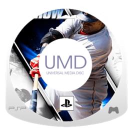 Artwork on the Disc for MLB 08: The Show on the Sony PSP.