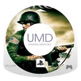 Artwork on the Disc for Medal of Honor: Heroes on the Sony PSP.