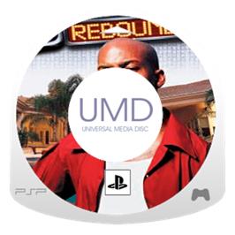 Artwork on the Disc for NBA Ballers: Rebound on the Sony PSP.