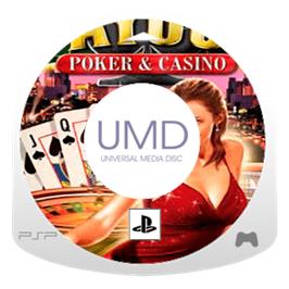 Artwork on the Disc for Payout Poker & Casino on the Sony PSP.