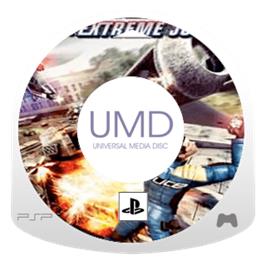 Artwork on the Disc for Pursuit Force: Extreme Justice on the Sony PSP.