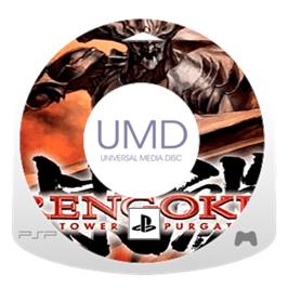 Artwork on the Disc for Rengoku: The Tower of Purgatory on the Sony PSP.