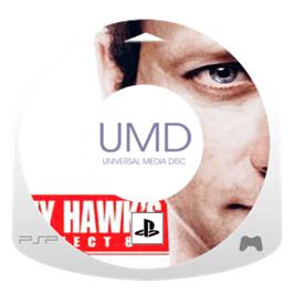 Artwork on the Disc for Tony Hawk's Project 8 on the Sony PSP.