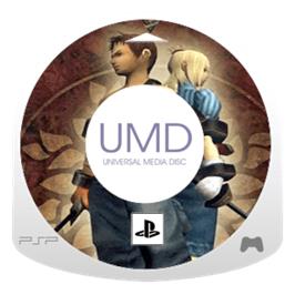 Artwork on the Disc for Valhalla Knights on the Sony PSP.