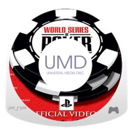Artwork on the Disc for World Series of Poker 2008: Battle for the Bracelets on the Sony PSP.