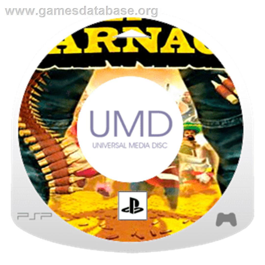 Chili Con Carnage - Sony PSP - Artwork - Disc