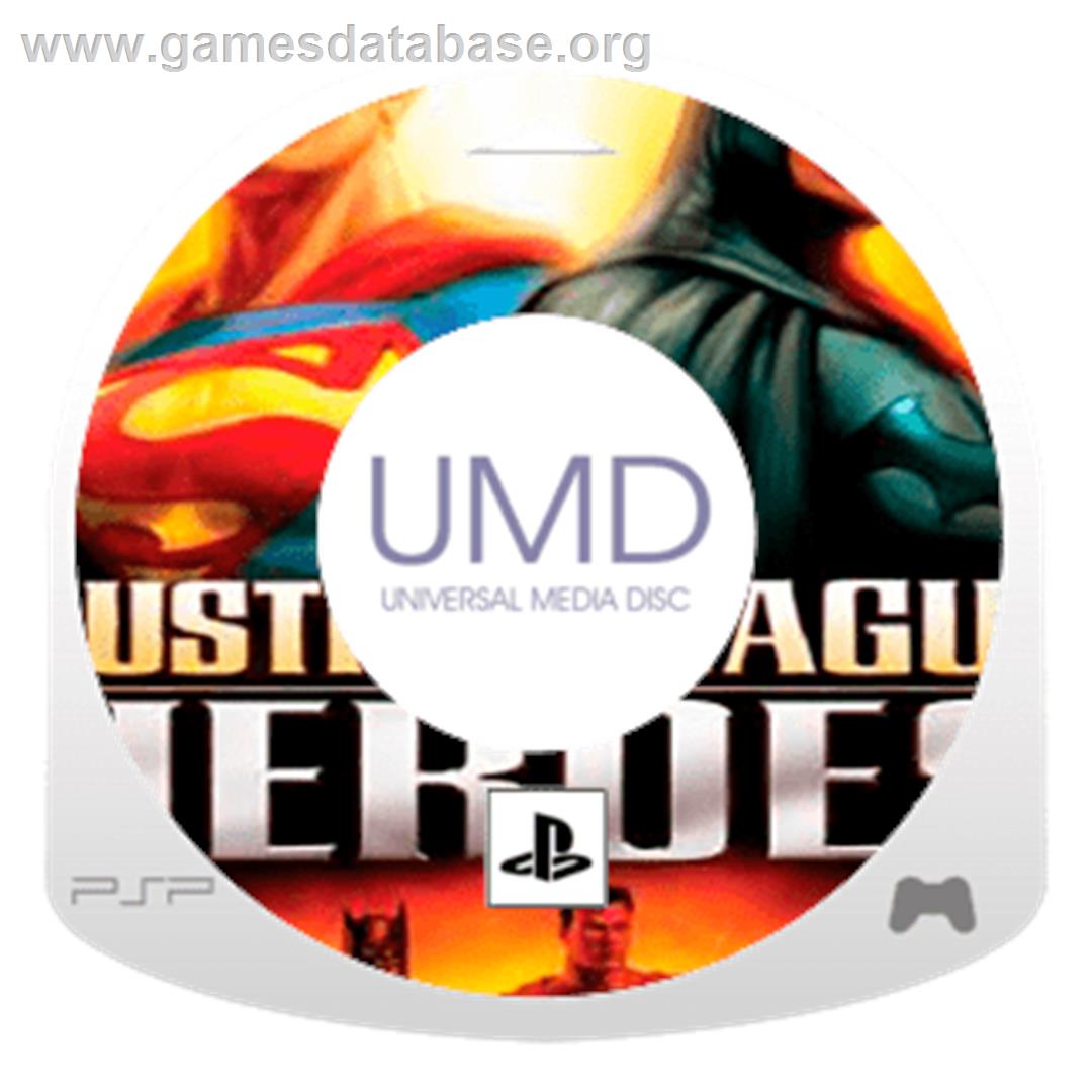 Justice League Heroes - Sony PSP - Artwork - Disc