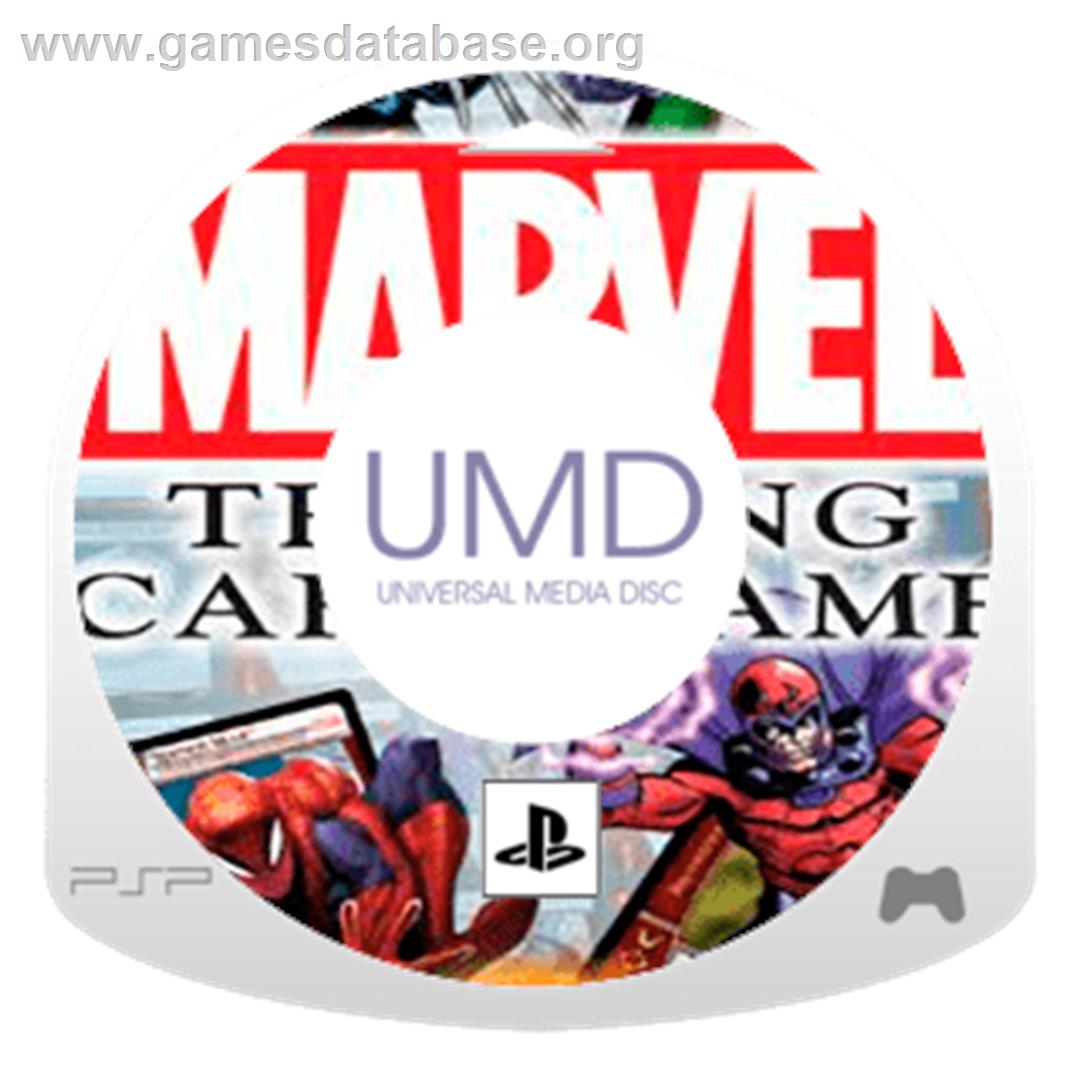 Marvel Trading Card Game - Sony PSP - Artwork - Disc
