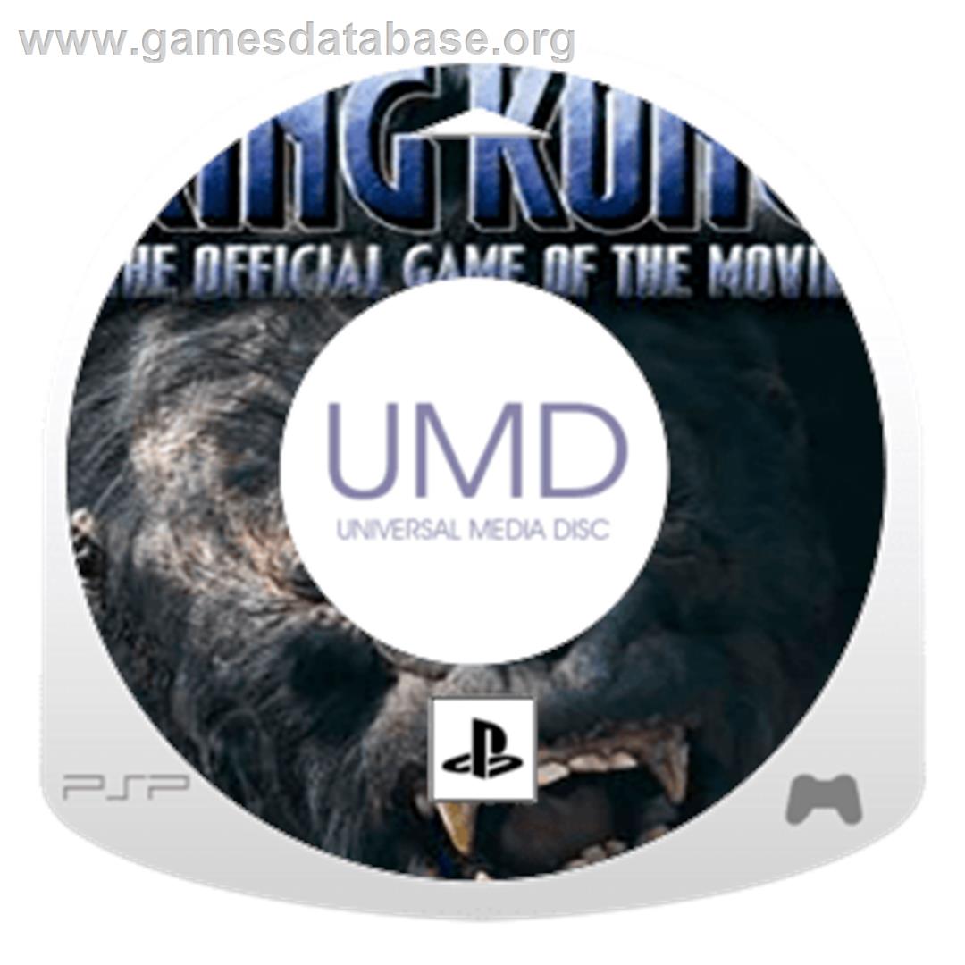 Peter Jackson's King Kong: The Official Game of the Movie - Sony PSP - Artwork - Disc