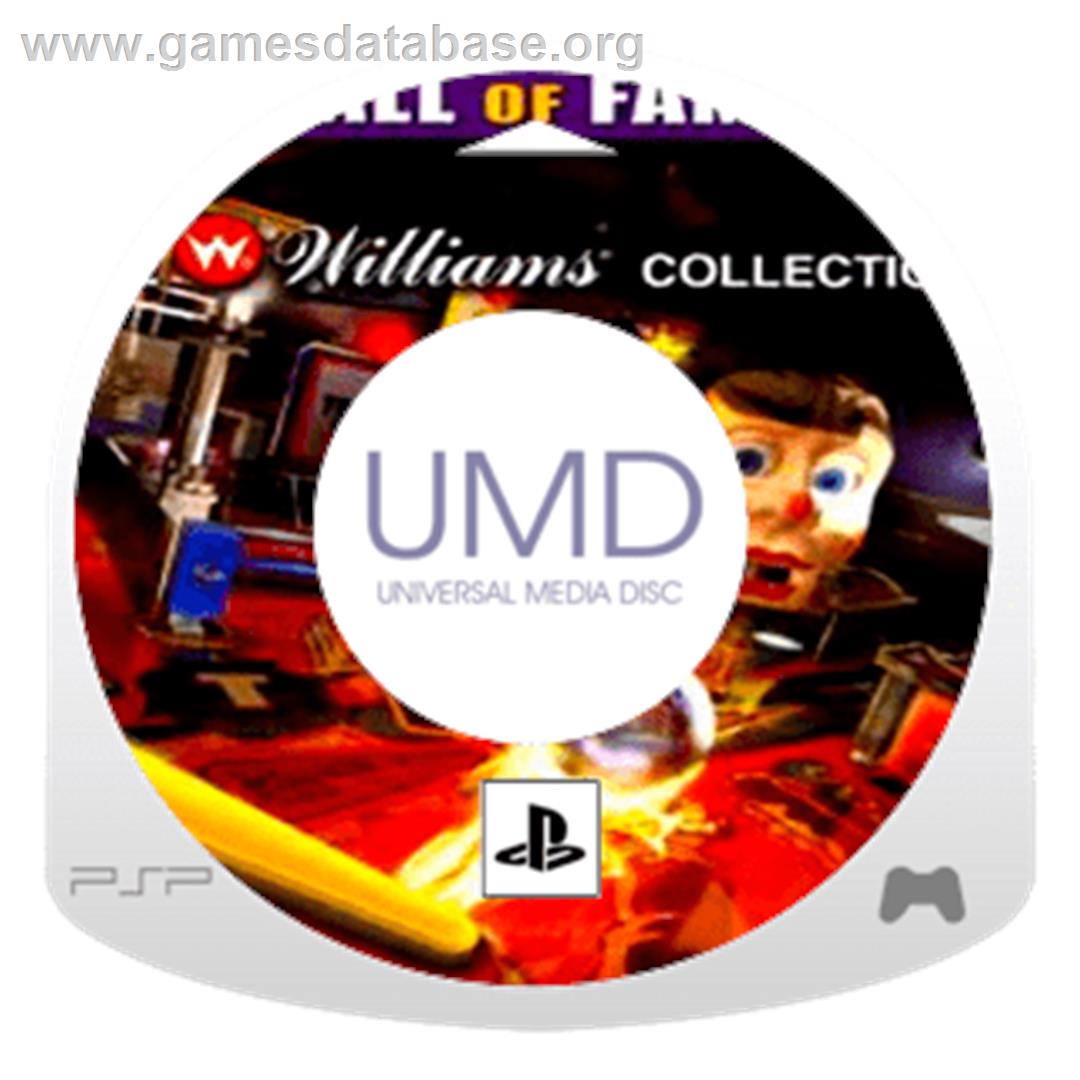 Pinball Hall of Fame: The Williams Collection - Sony PSP - Artwork - Disc