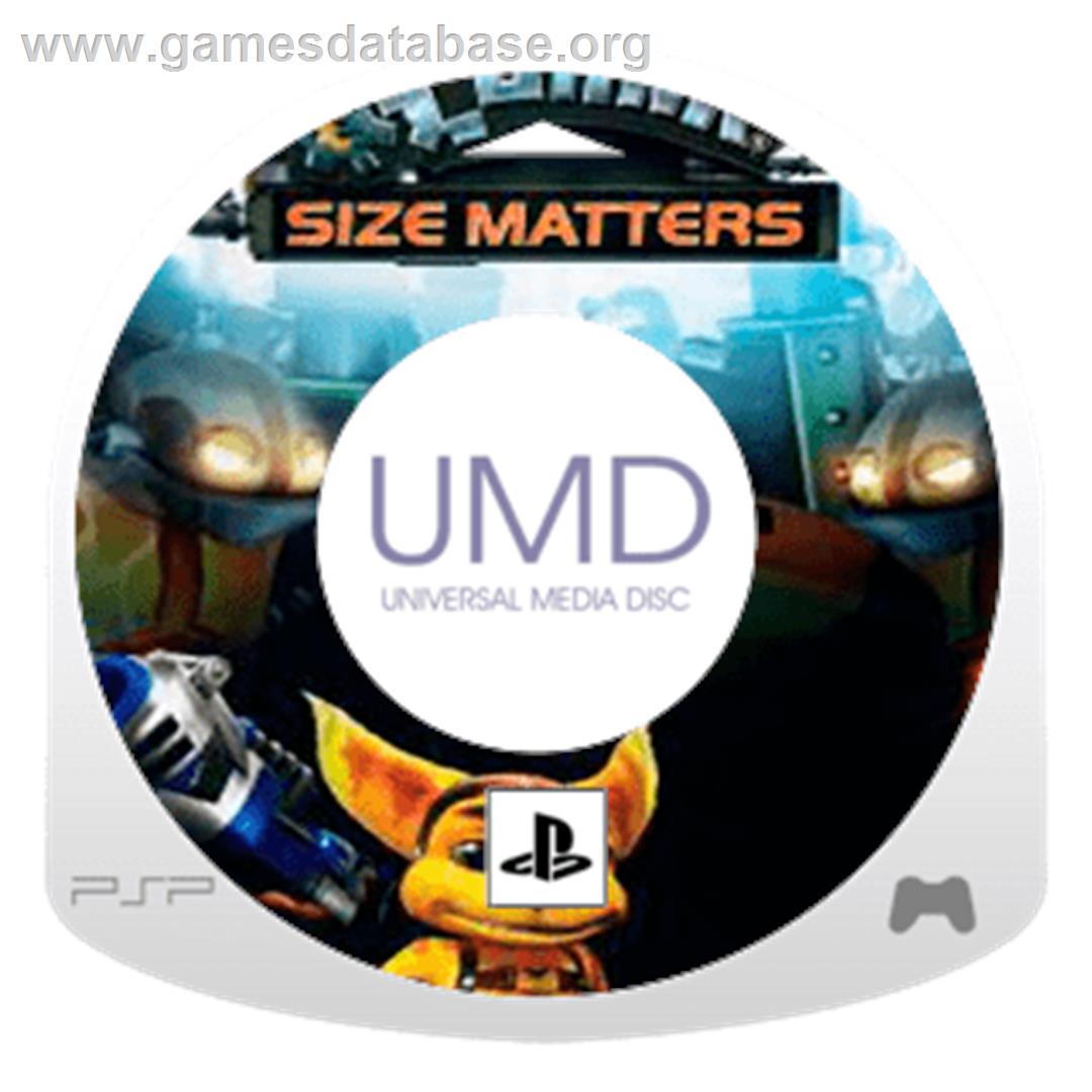 Ratchet & Clank: Size Matters - Sony PSP - Artwork - Disc
