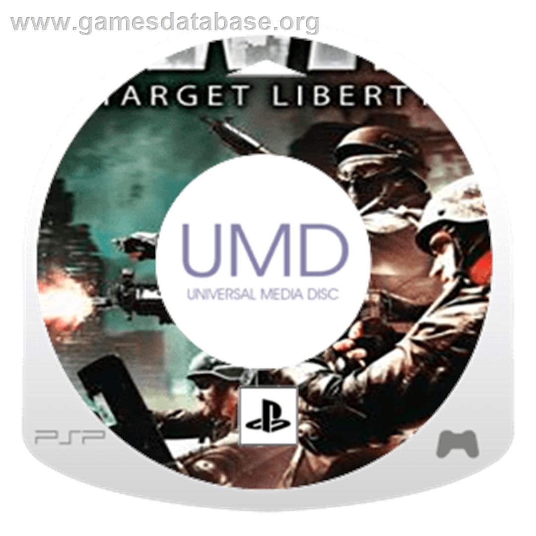 SWAT: Target Liberty - Sony PSP - Artwork - Disc