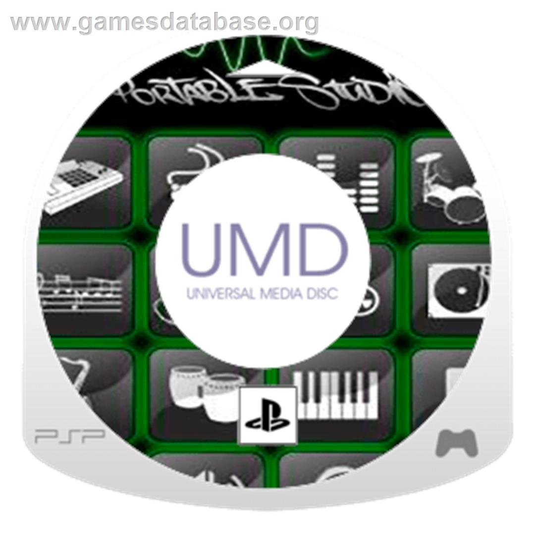 Traxxpad: Portable Studio - Sony PSP - Artwork - Disc