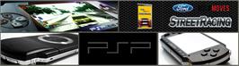 Arcade Cabinet Marquee for Ford Bold Moves Street Racing.