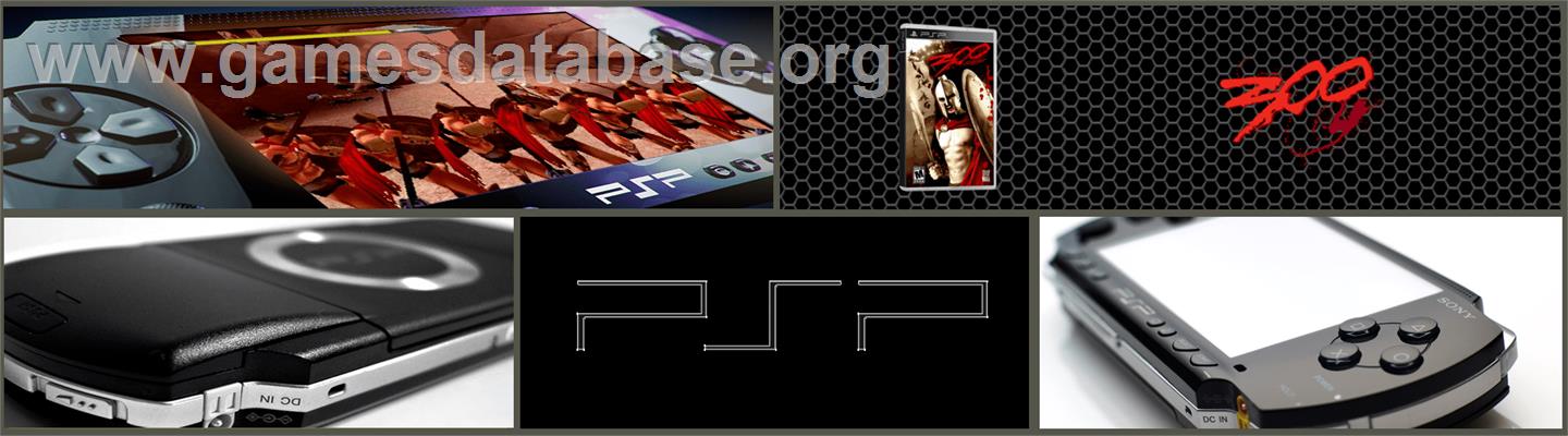 300: March to Glory - Sony PSP - Artwork - Marquee