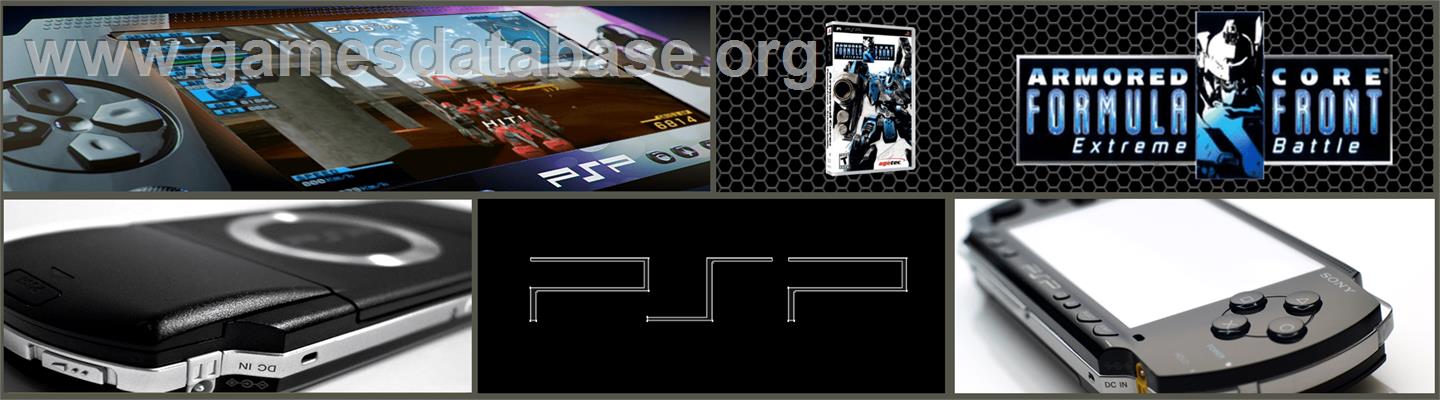 Armored Core: Formula Front - Extreme Battle - Sony PSP - Artwork - Marquee