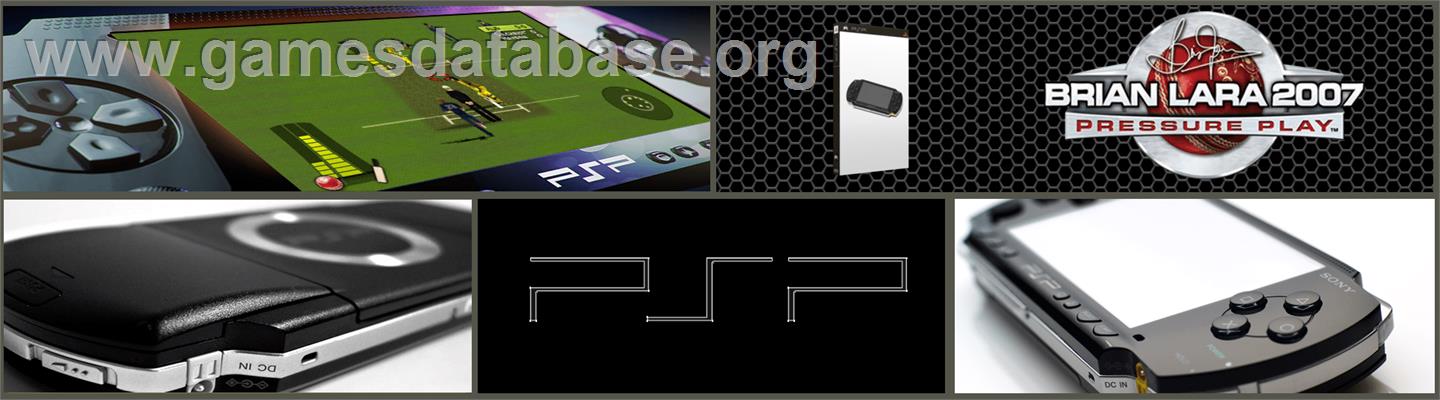 Brian Lara 2007: Pressure Play - Sony PSP - Artwork - Marquee