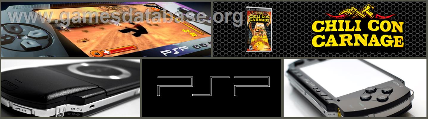 Chili Con Carnage - Sony PSP - Artwork - Marquee