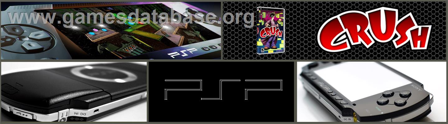 Crush - Sony PSP - Artwork - Marquee