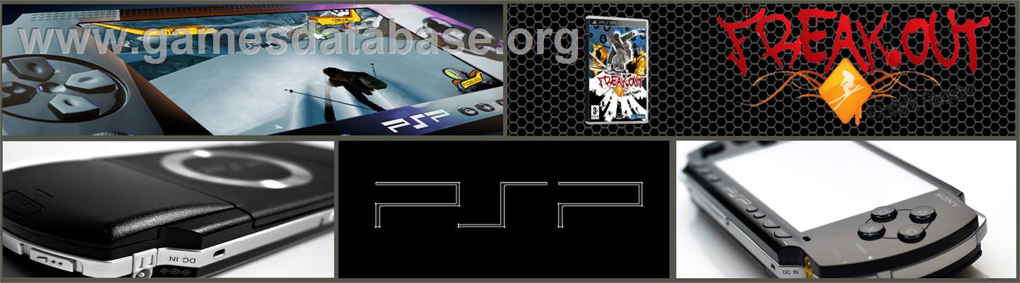Freak Out: Extreme Freeride - Sony PSP - Artwork - Marquee