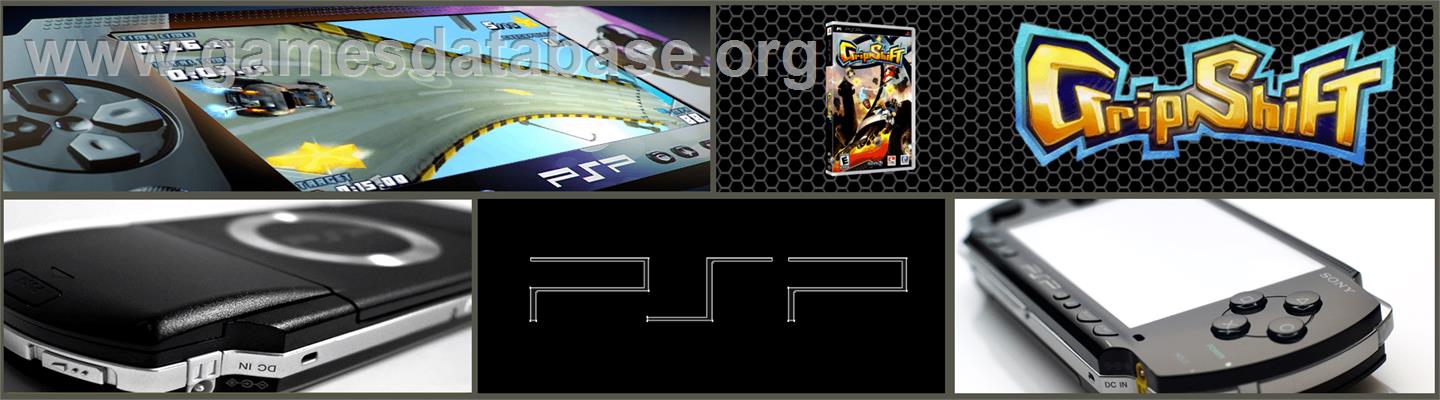 GripShift - Sony PSP - Artwork - Marquee