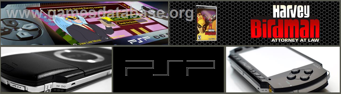 Harvey Birdman: Attorney at Law - Sony PSP - Artwork - Marquee