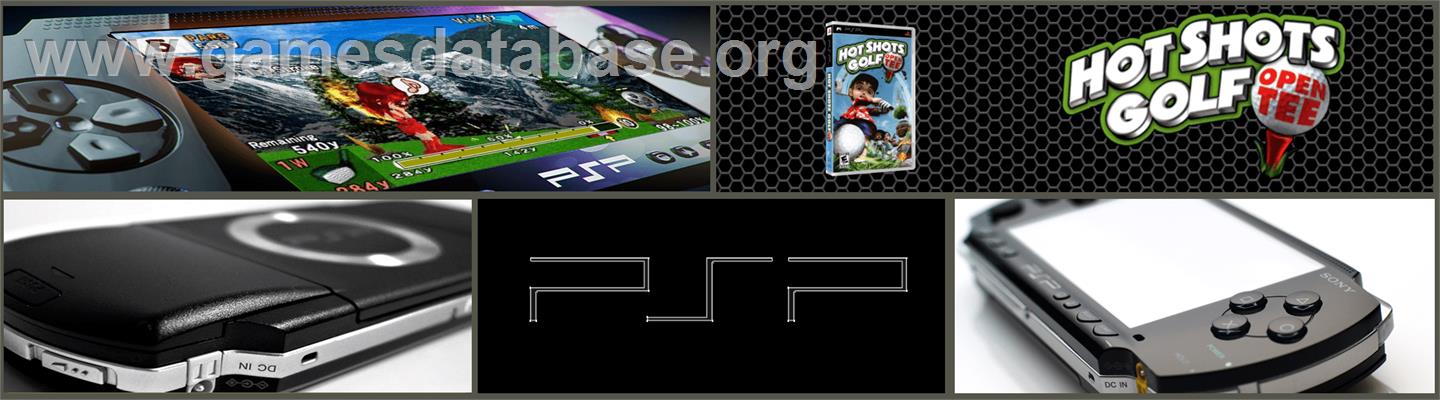 Hot Shots Golf: Open Tee - Sony PSP - Artwork - Marquee