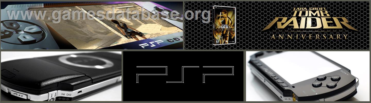 Lara Croft Tomb Raider: Anniversary - Sony PSP - Artwork - Marquee