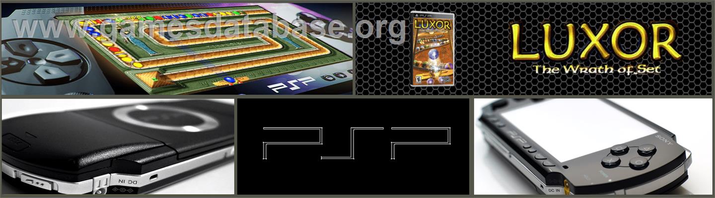Luxor: The Wrath of Set - Sony PSP - Artwork - Marquee